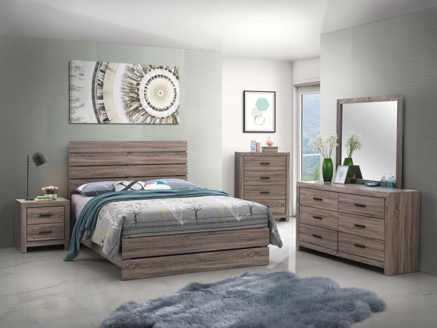 Brantford Wood Eastern King Panel Bed Barrel Oak-zoom-7