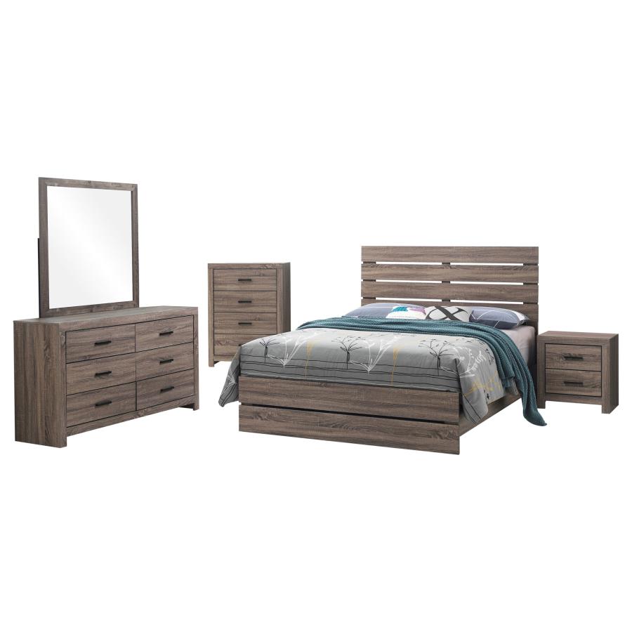 Brantford 5-piece Queen Bedroom Set Barrel Oak-zoom-2