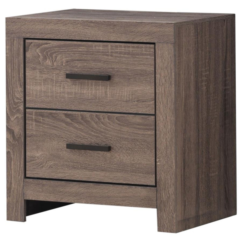 Brantford 2-drawer Nightstand Barrel Oak-zoom-