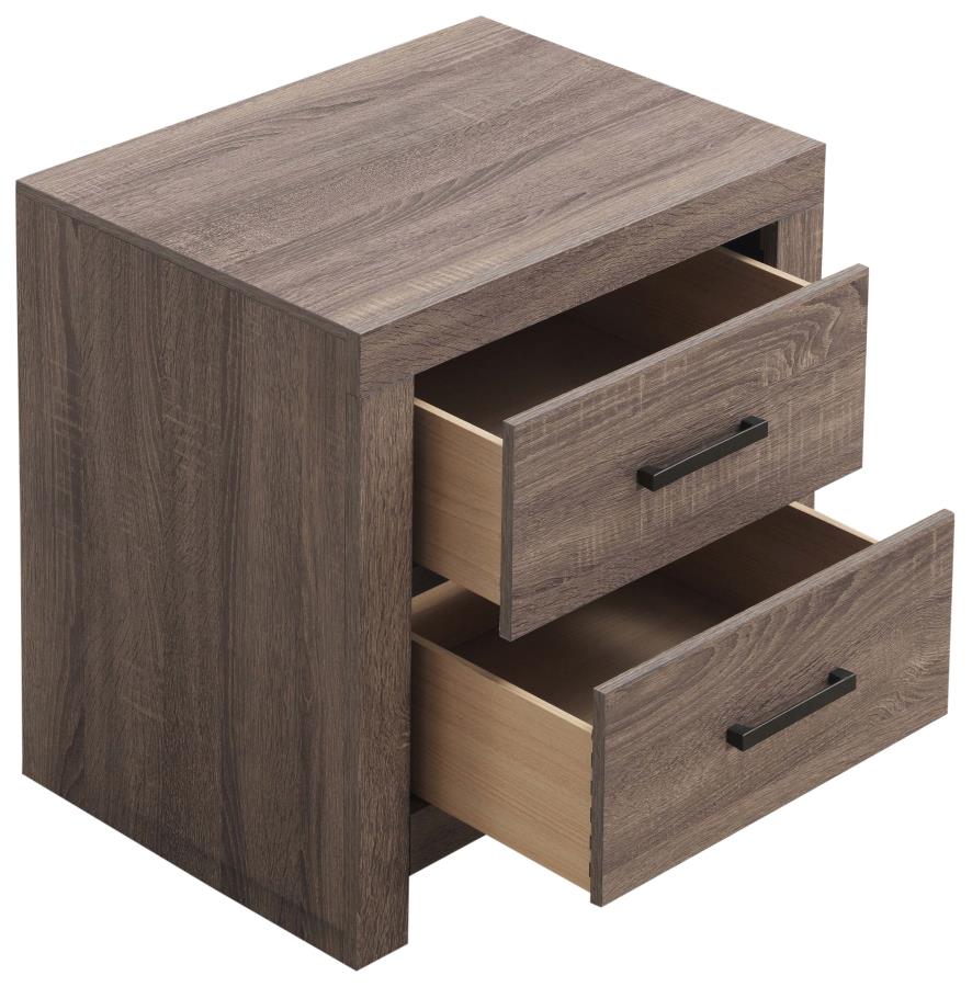 Brantford 2-drawer Nightstand Barrel Oak-10