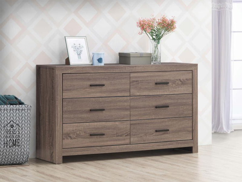 Brantford 6-drawer Dresser Barrel Oak-zoom-