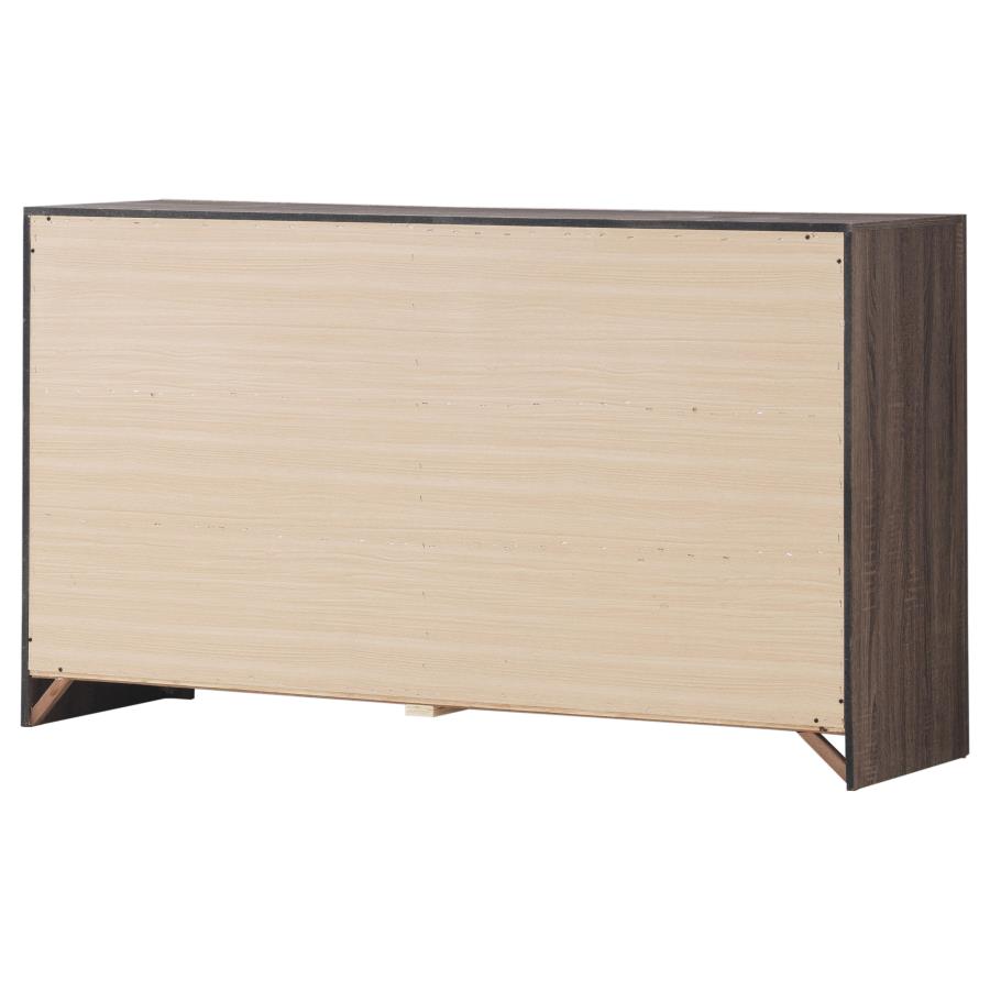 Brantford 6-drawer Dresser Barrel Oak-8