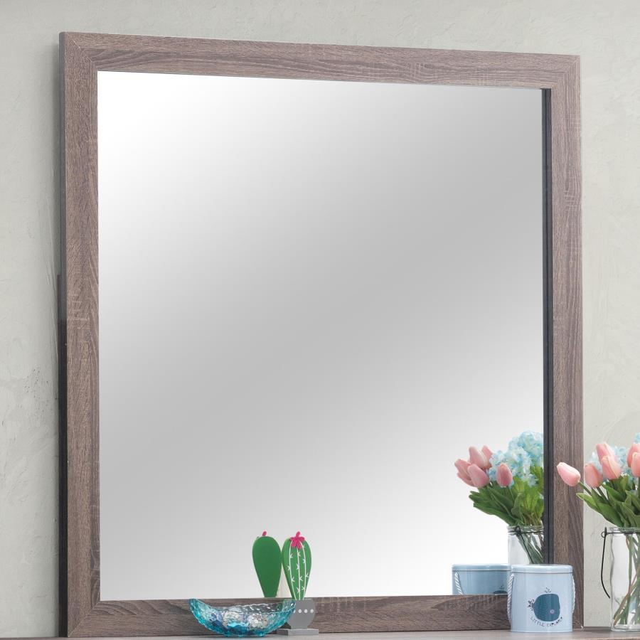 Brantford Dresser Mirror Barrel Oak-2