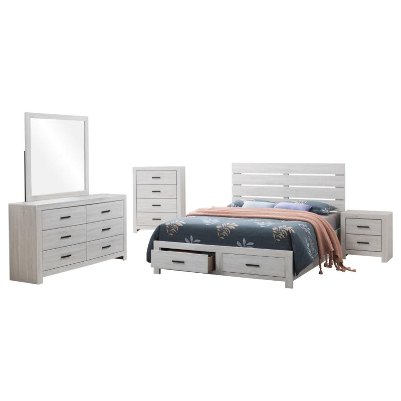 Brantford 5-piece Eastern King Bedroom Set Coastal White-zoom-