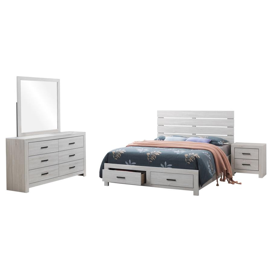 Brantford 4-piece Queen Bedroom Set Coastal White-zoom-2