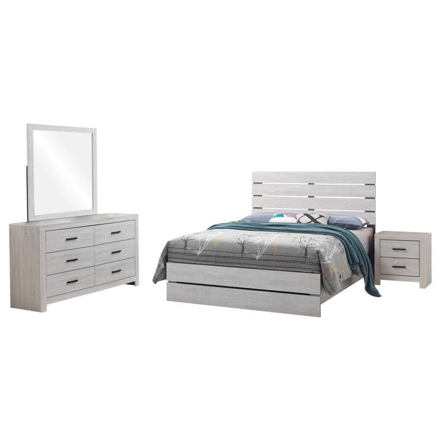Brantford 4-piece Eastern King Bedroom Set Coastal White-zoom-2