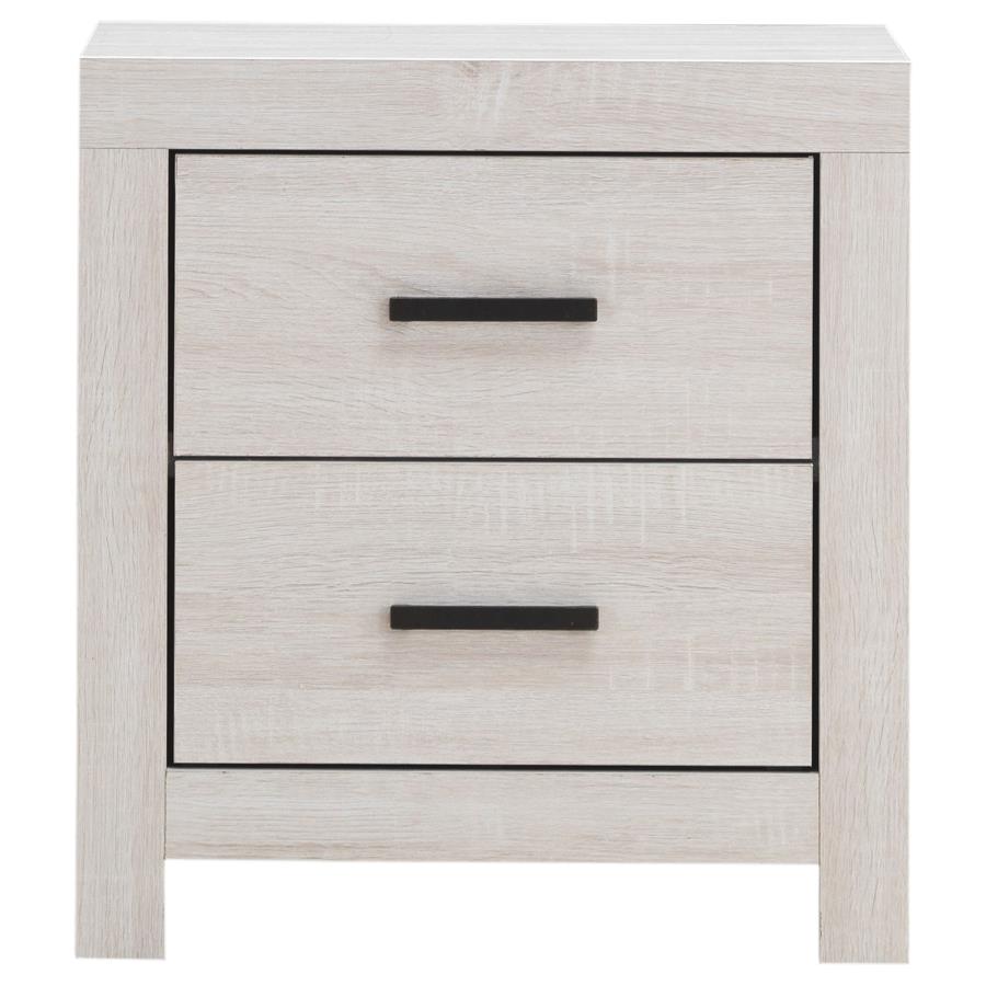Brantford 2-drawer Nightstand Coastal White-zoom-3