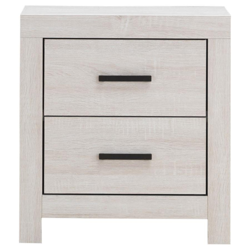 Brantford 2-drawer Nightstand Coastal White-zoom-