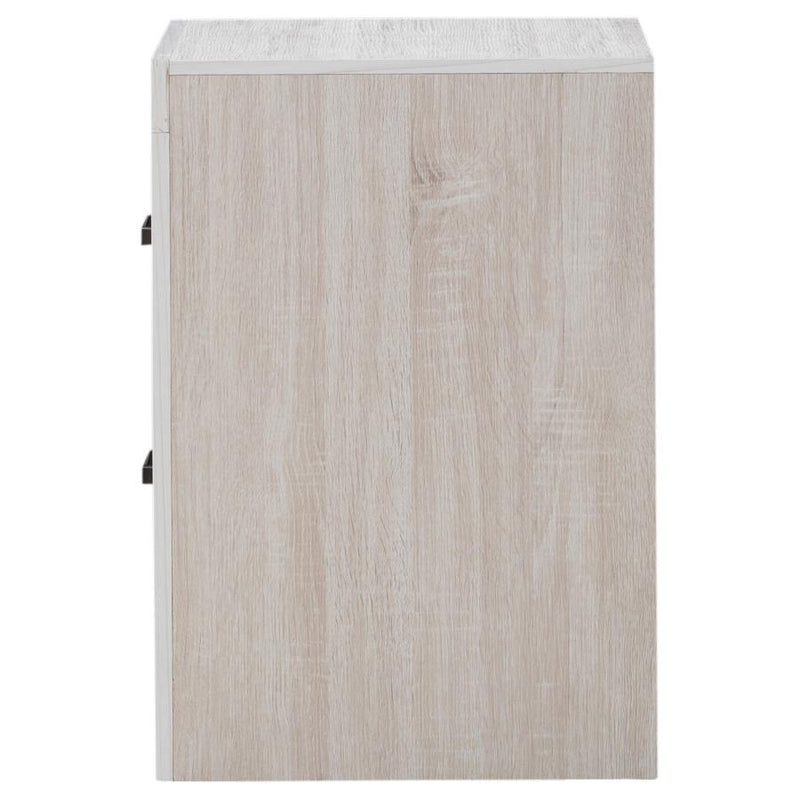 Brantford 2-drawer Nightstand Coastal White-zoom-