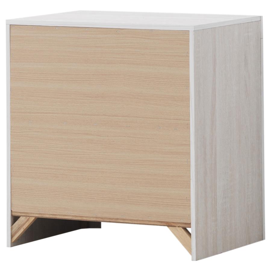Brantford 2-drawer Nightstand Coastal White-8