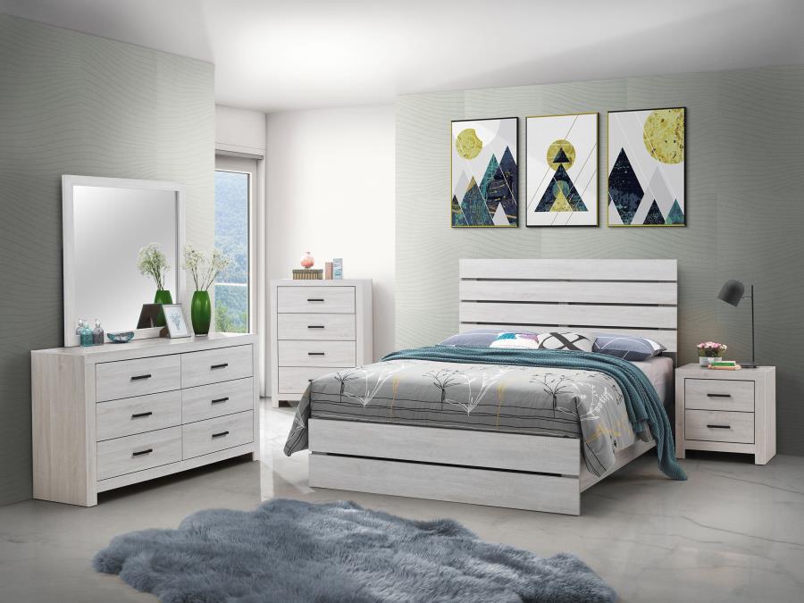 Brantford 2-drawer Nightstand Coastal White-15