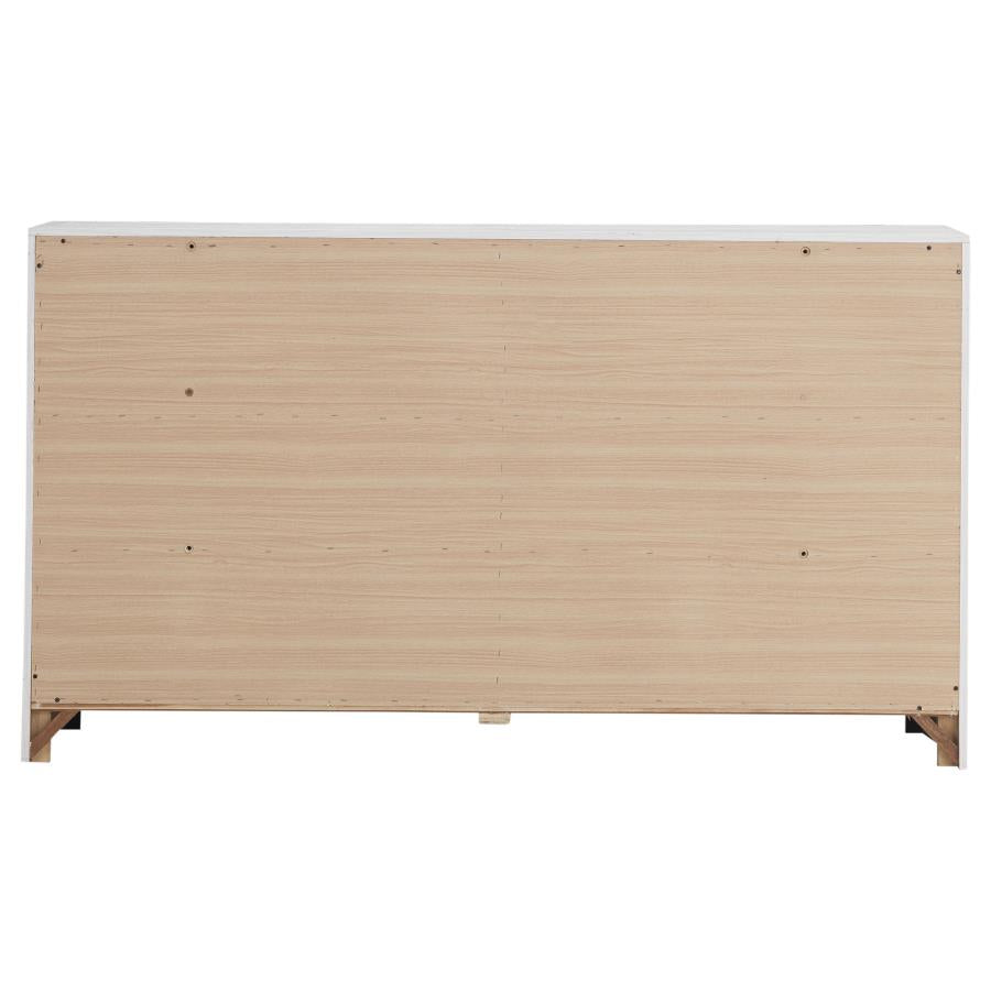 Brantford 6-drawer Dresser Coastal White-zoom-7