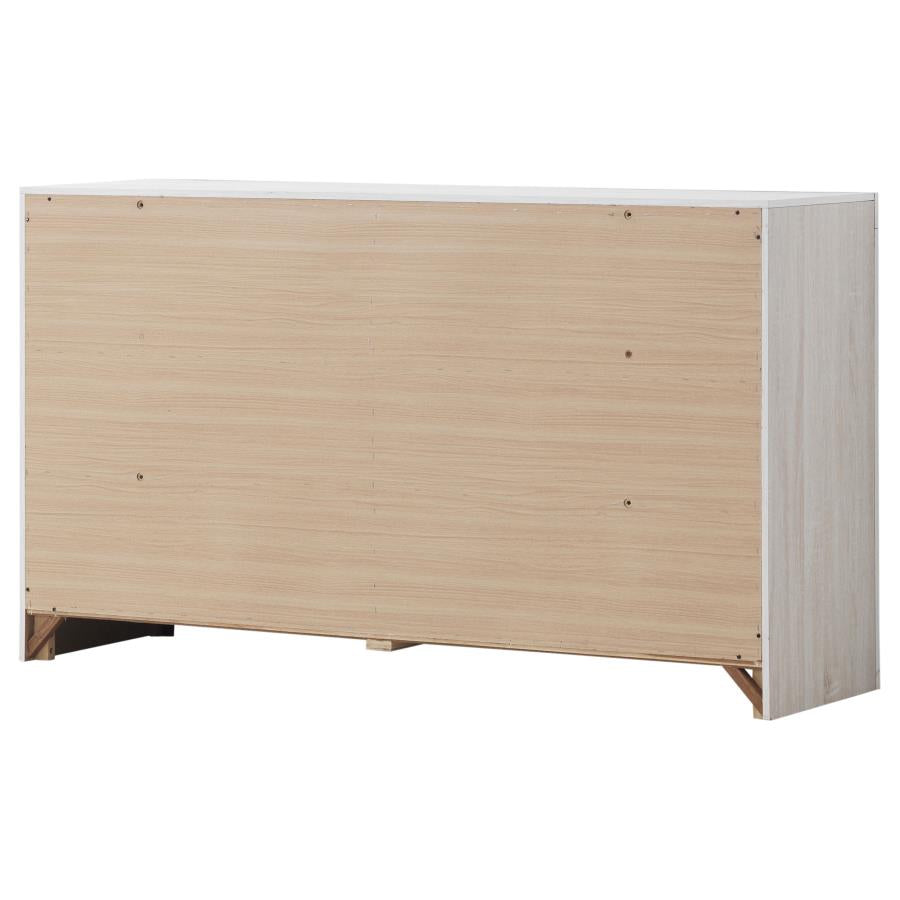 Brantford 6-drawer Dresser Coastal White-zoom-8