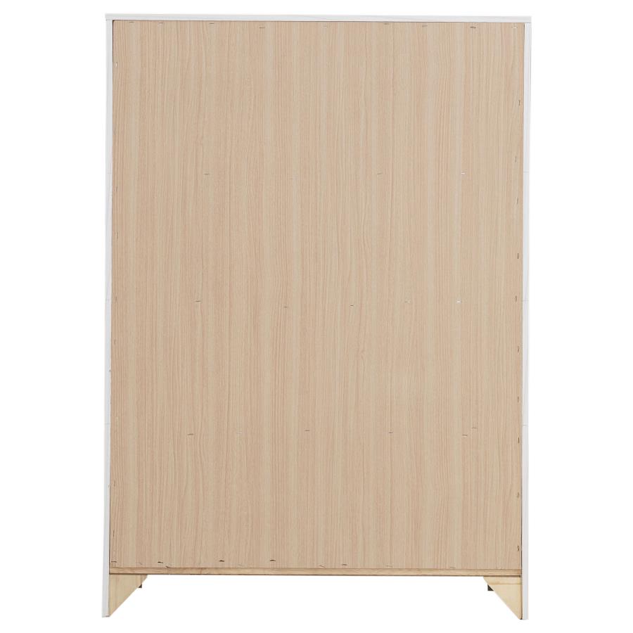 Brantford 4-drawer Bedroom Chest Coastal White-7