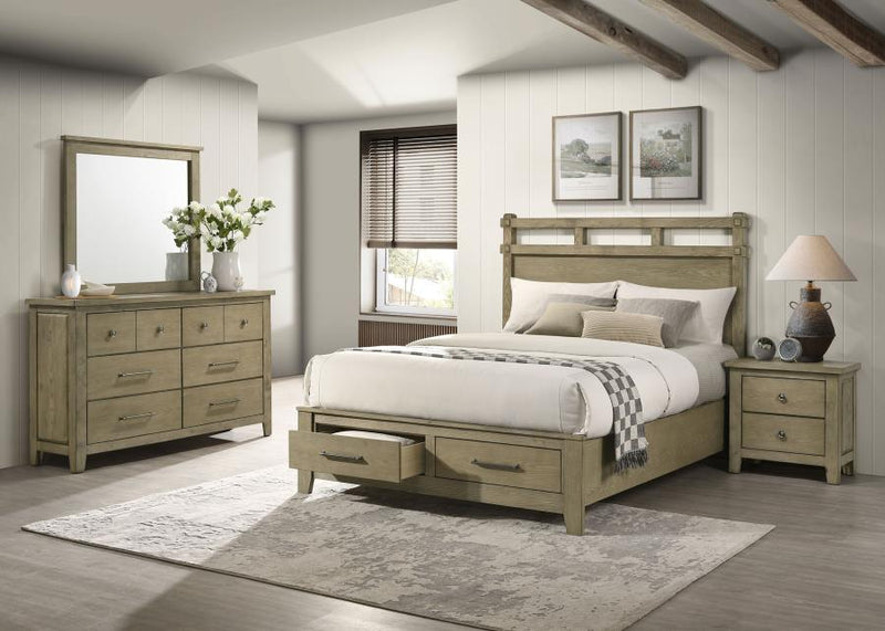 Hazlewood 4-piece Eastern King Bedroom Set Vineyard Oak-zoom-