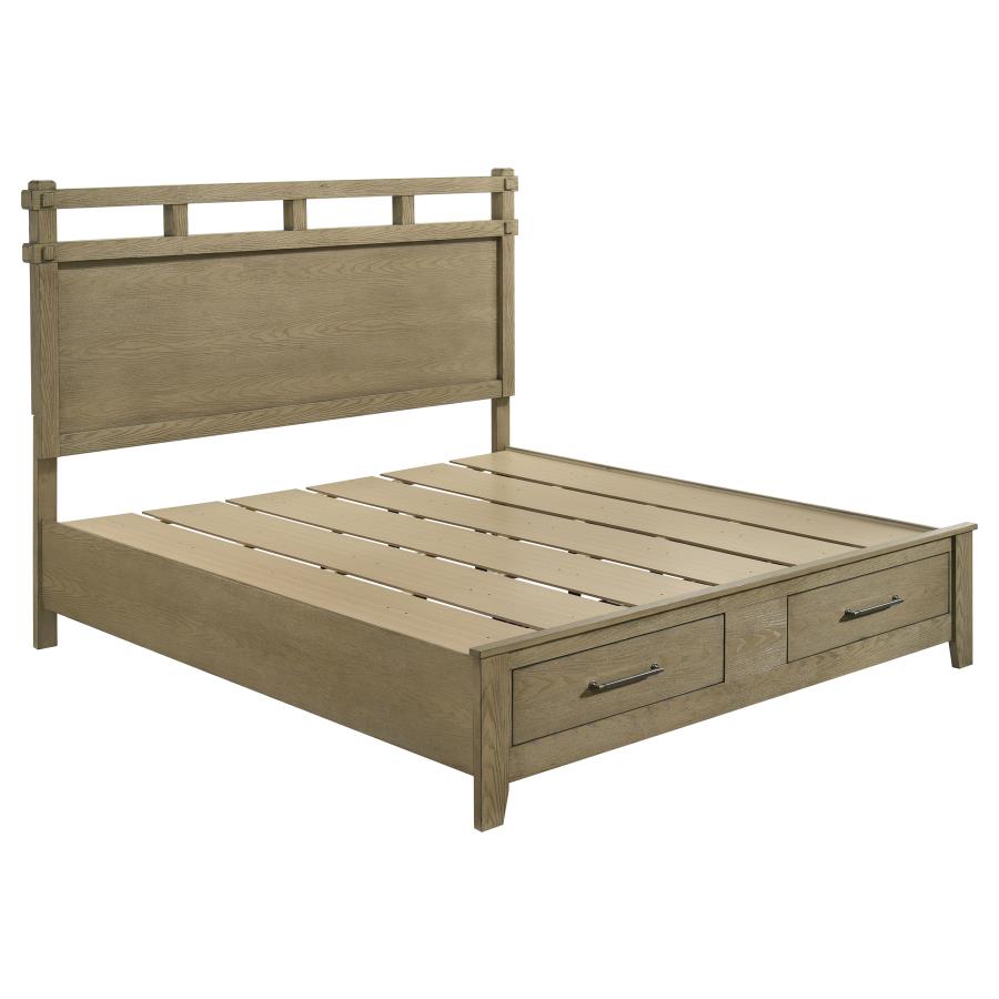 Hazlewood 5-piece Eastern King Bedroom Set Vineyard Oak-3