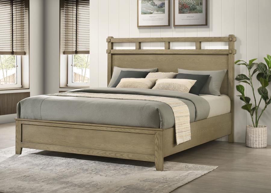 Hazlewood 61-inch Eastern King Panel Bed Vineyard Oak-zoom-2
