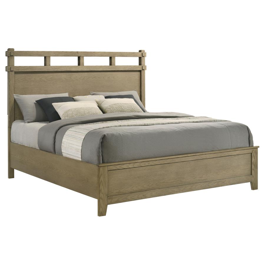 Hazlewood 61-inch Eastern King Panel Bed Vineyard Oak-3