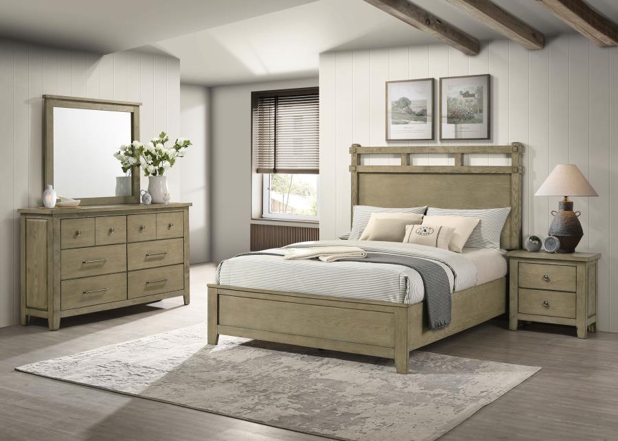 Hazlewood 4-piece Queen Bedroom Set Vineyard Oak-1