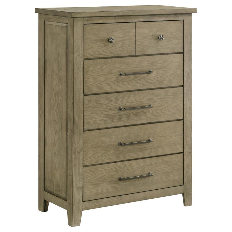 Hazlewood 5-piece Queen Bedroom Set Vineyard Oak-zoom-