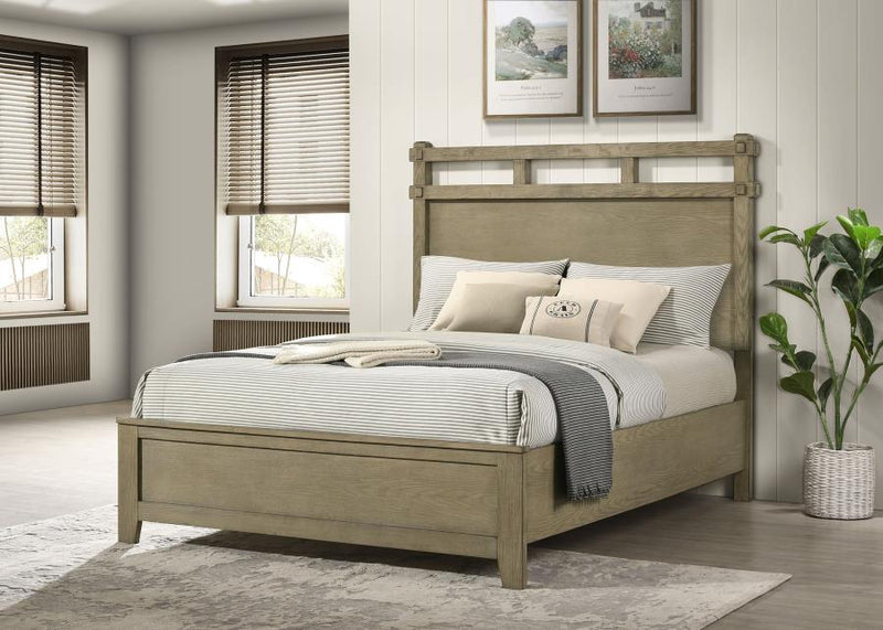 Hazlewood 61-inch Queen Panel Bed Vineyard Oak-zoom-