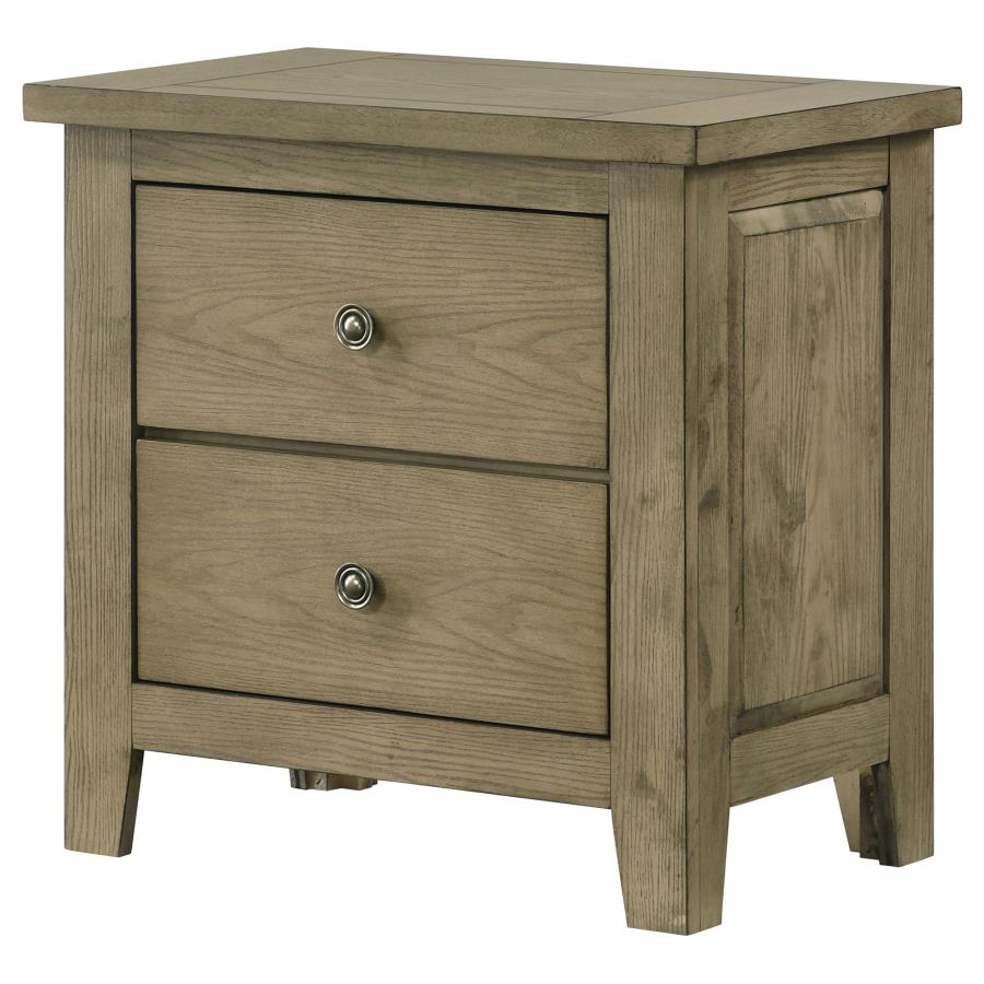 Hazlewood 2-drawer Nightstand Bedside Table Vineyard Oak-zoom-4