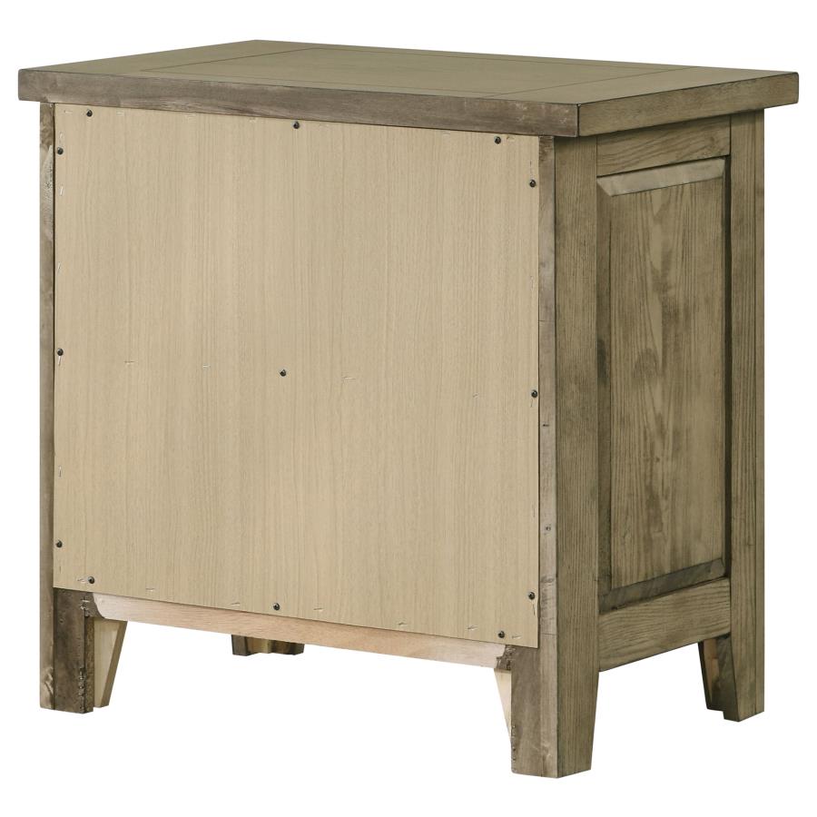 Hazlewood 2-drawer Nightstand Bedside Table Vineyard Oak-8