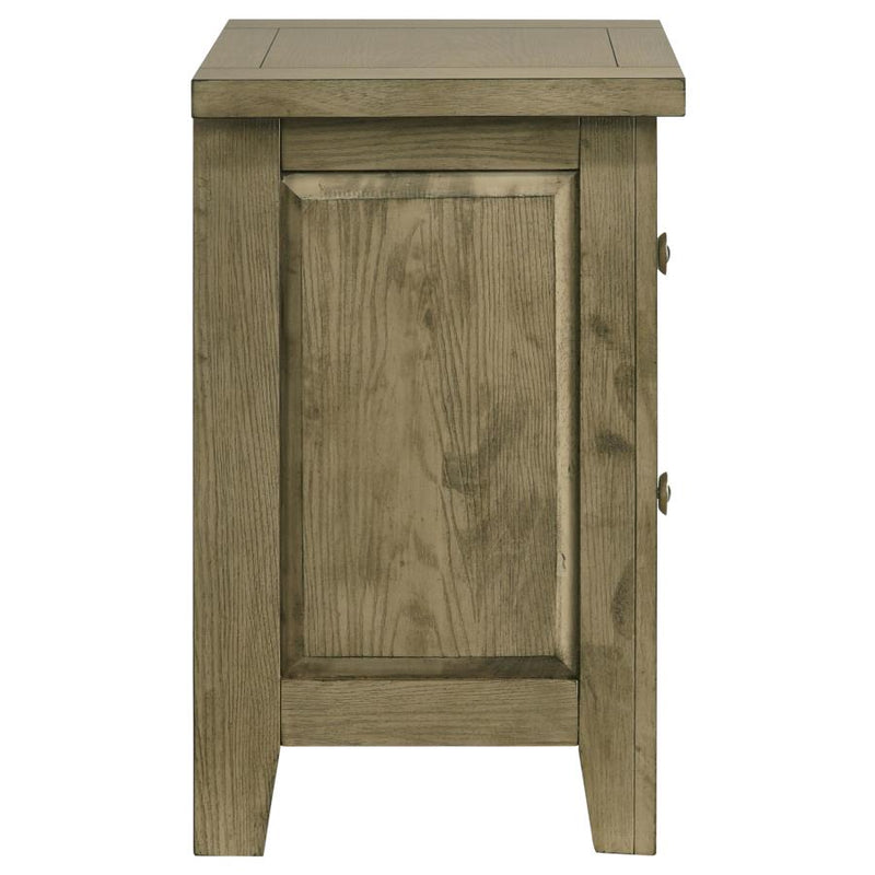 Hazlewood 2-drawer Nightstand Bedside Table Vineyard Oak-zoom-