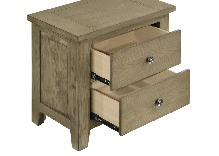 Hazlewood 2-drawer Nightstand Bedside Table Vineyard Oak-10