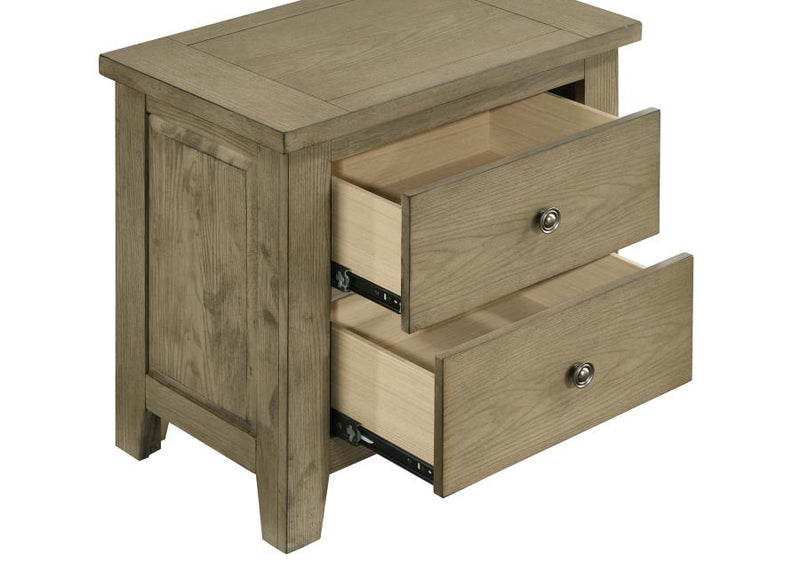 Hazlewood 2-drawer Nightstand Bedside Table Vineyard Oak-zoom-