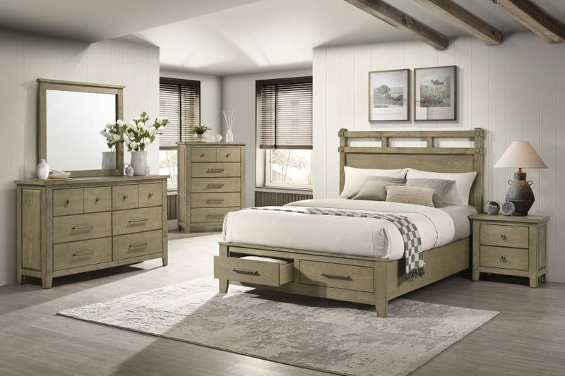 Hazlewood 2-drawer Nightstand Bedside Table Vineyard Oak-zoom-