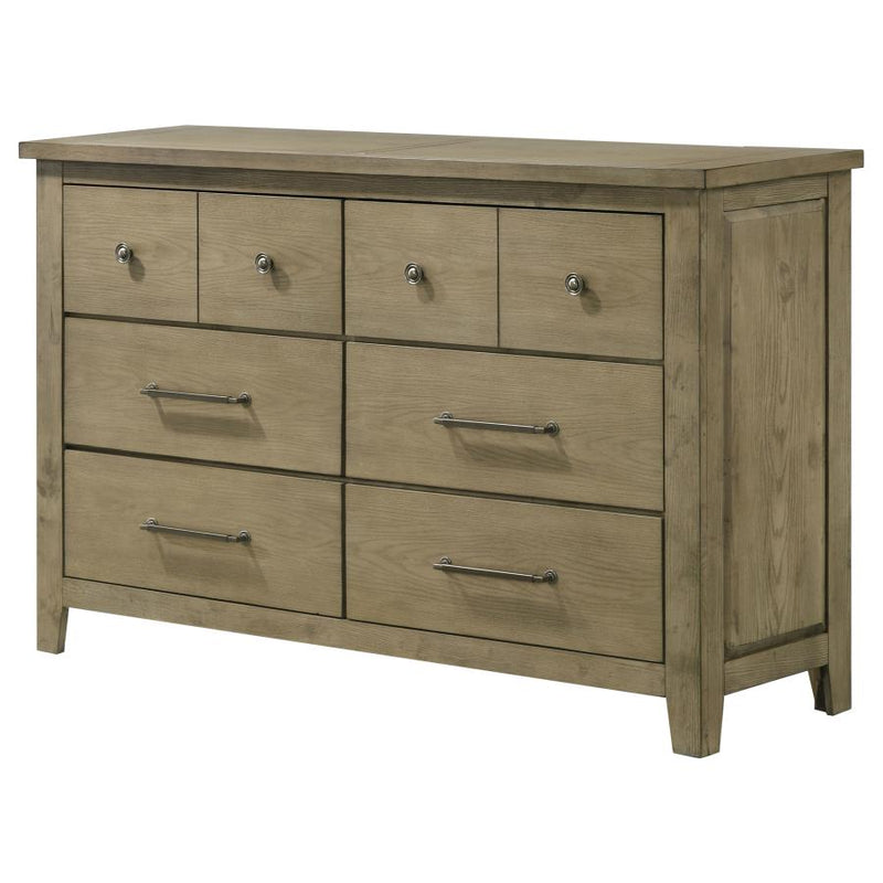 Hazlewood 6-drawer Bedroom Dresser Cabinet Vineyard Oak-zoom-