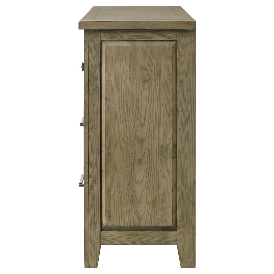 Hazlewood 6-drawer Bedroom Dresser Cabinet Vineyard Oak-zoom-5