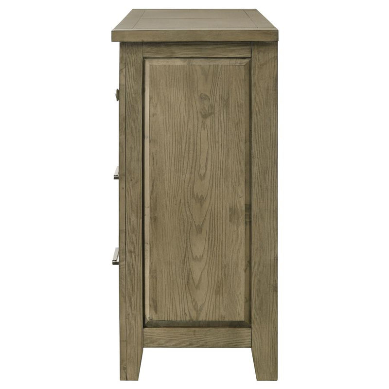 Hazlewood 6-drawer Bedroom Dresser Cabinet Vineyard Oak-zoom-