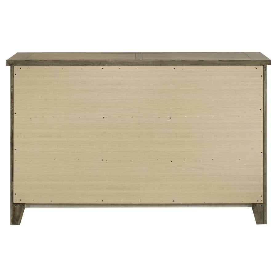 Hazlewood 6-drawer Bedroom Dresser Cabinet Vineyard Oak-7
