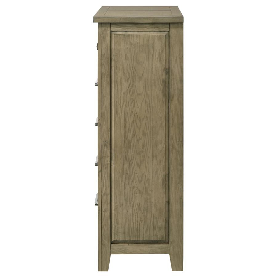 Hazlewood 5-drawer Bedroom Chest of Drawers Vineyard Oak-5