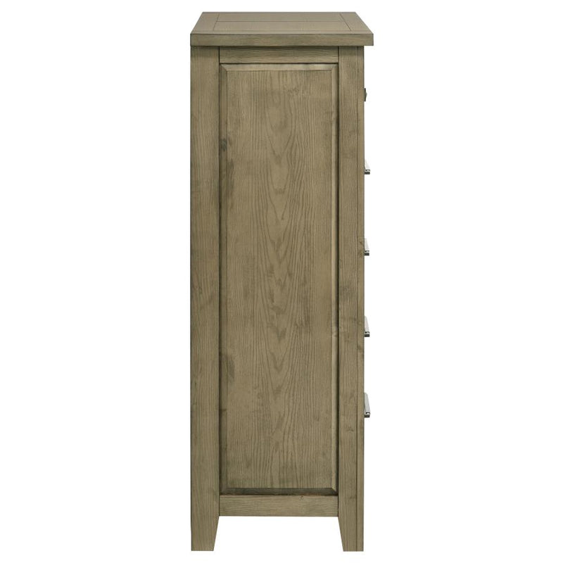 Hazlewood 5-drawer Bedroom Chest of Drawers Vineyard Oak-zoom-