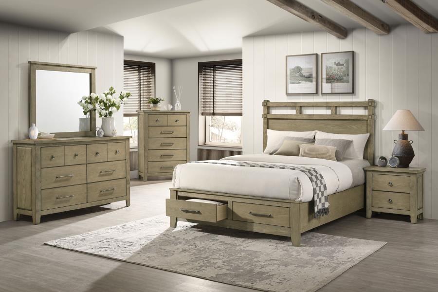 Hazlewood 5-drawer Bedroom Chest of Drawers Vineyard Oak-14