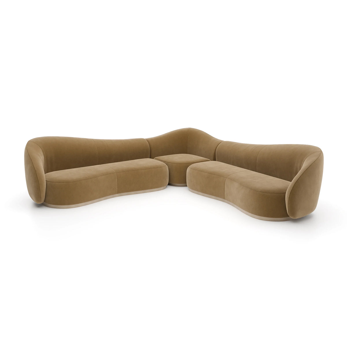 Caracole Kalahari Sectional – side view – Lusso Furniture Miami
