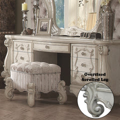 ACME Versailles Vanity Desk – close-up – Lusso Furniture Miami