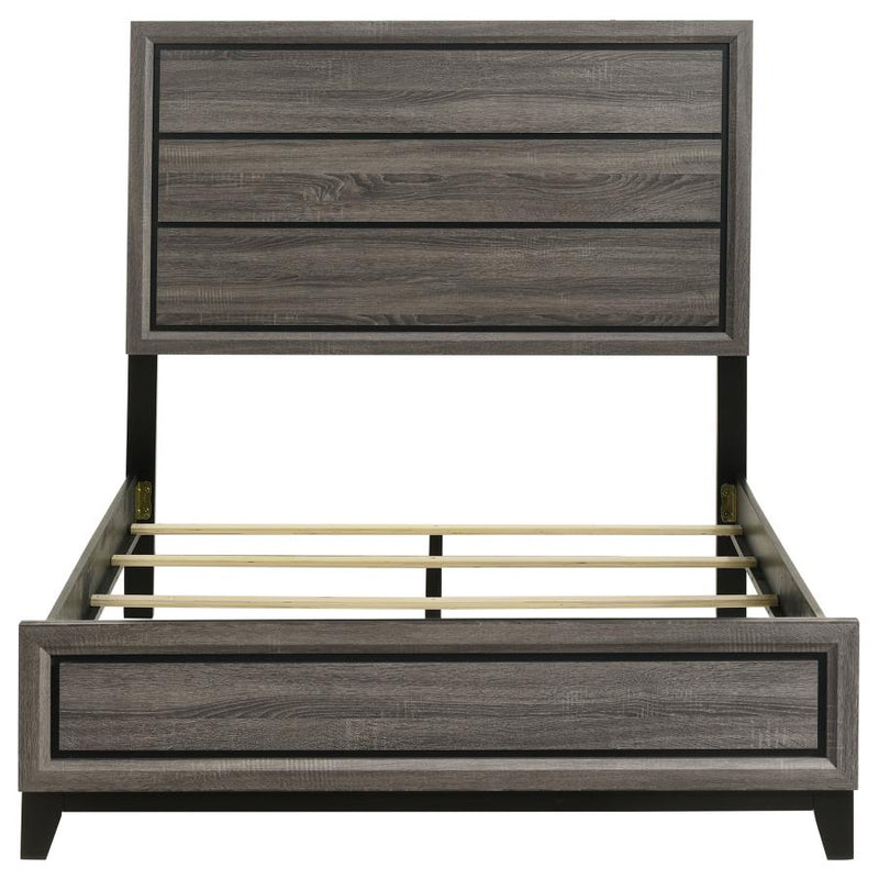 Watson Wood Full Panel Bed Grey Oak-zoom-