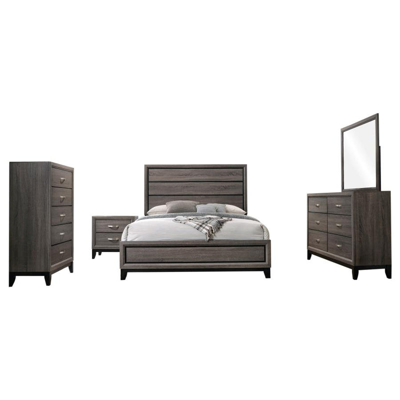 Watson Five-piece Eastern King Bedroom Set Grey Oak-zoom-