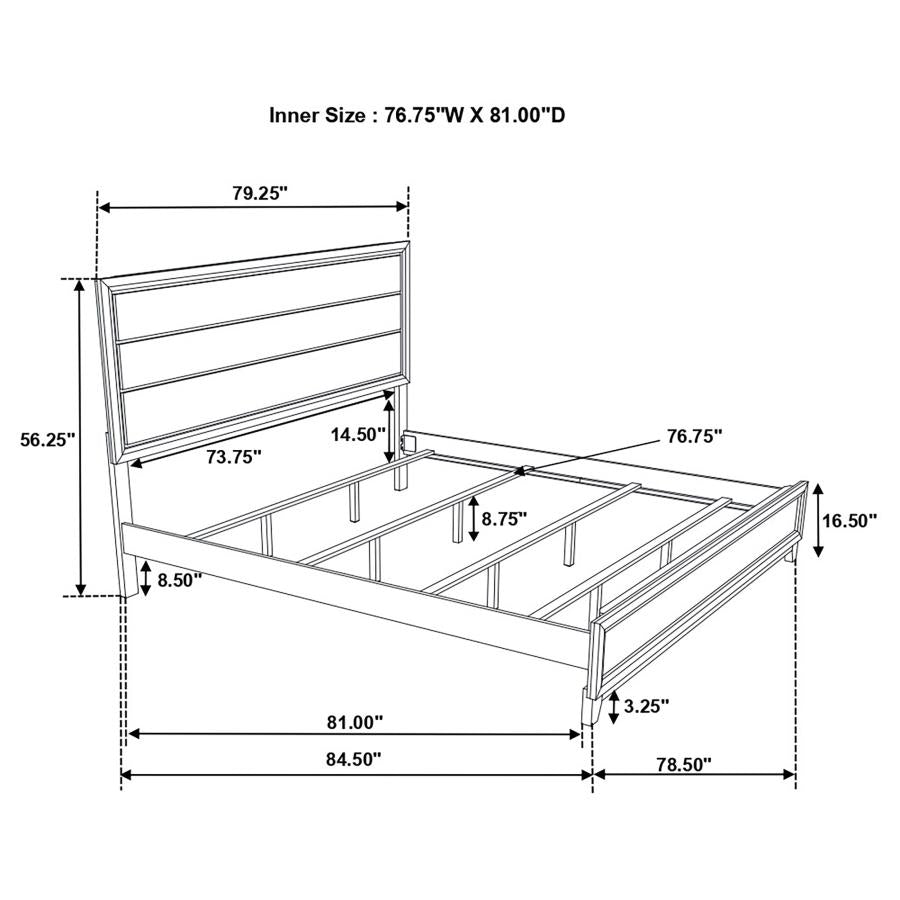 Watson Five-piece Eastern King Bedroom Set Grey Oak-15