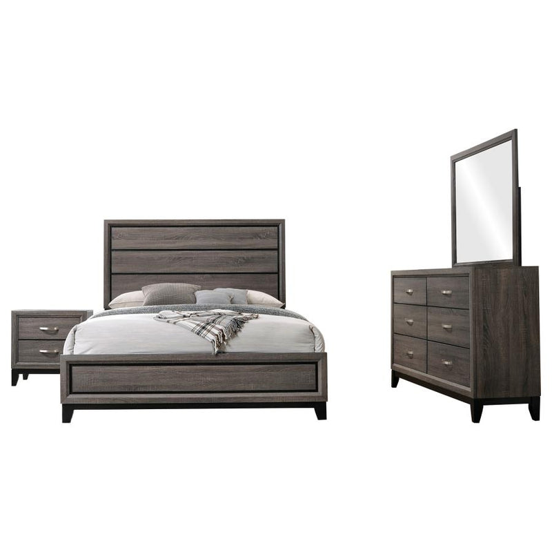 Watson Four-piece California King Bedroom Set Grey Oak-zoom-