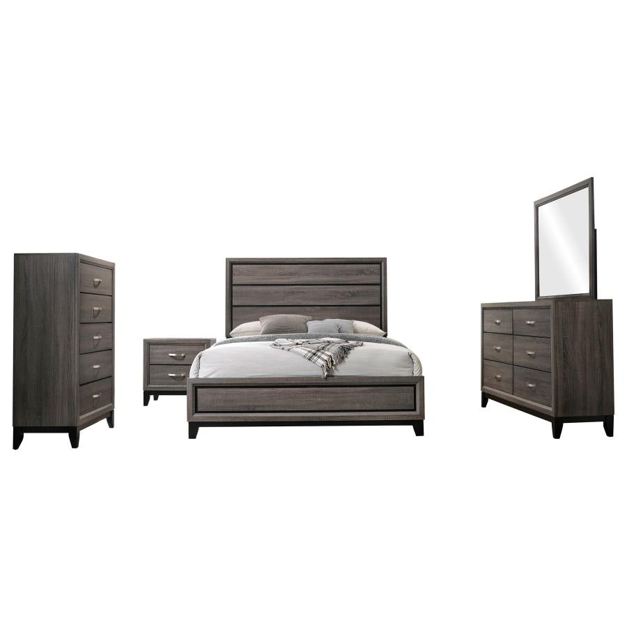 Watson Five-piece California King Bedroom Set Grey Oak-zoom-2