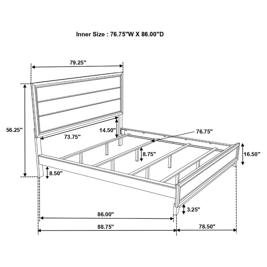 Watson Five-piece California King Bedroom Set Grey Oak-15