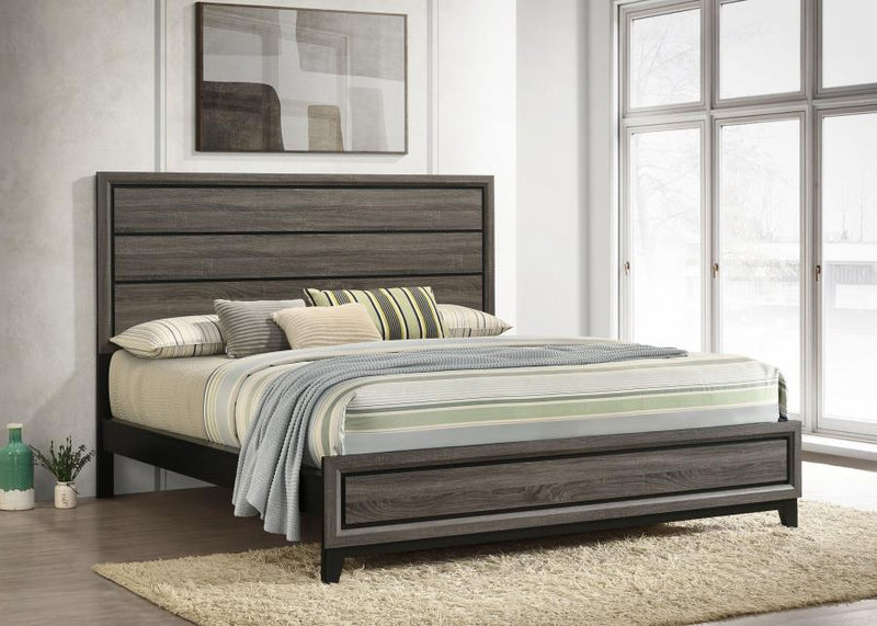 Watson Wood California King Panel Bed Grey Oak-zoom-