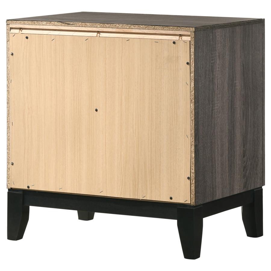 Watson 2-drawer Nightstand Grey Oak-zoom-7