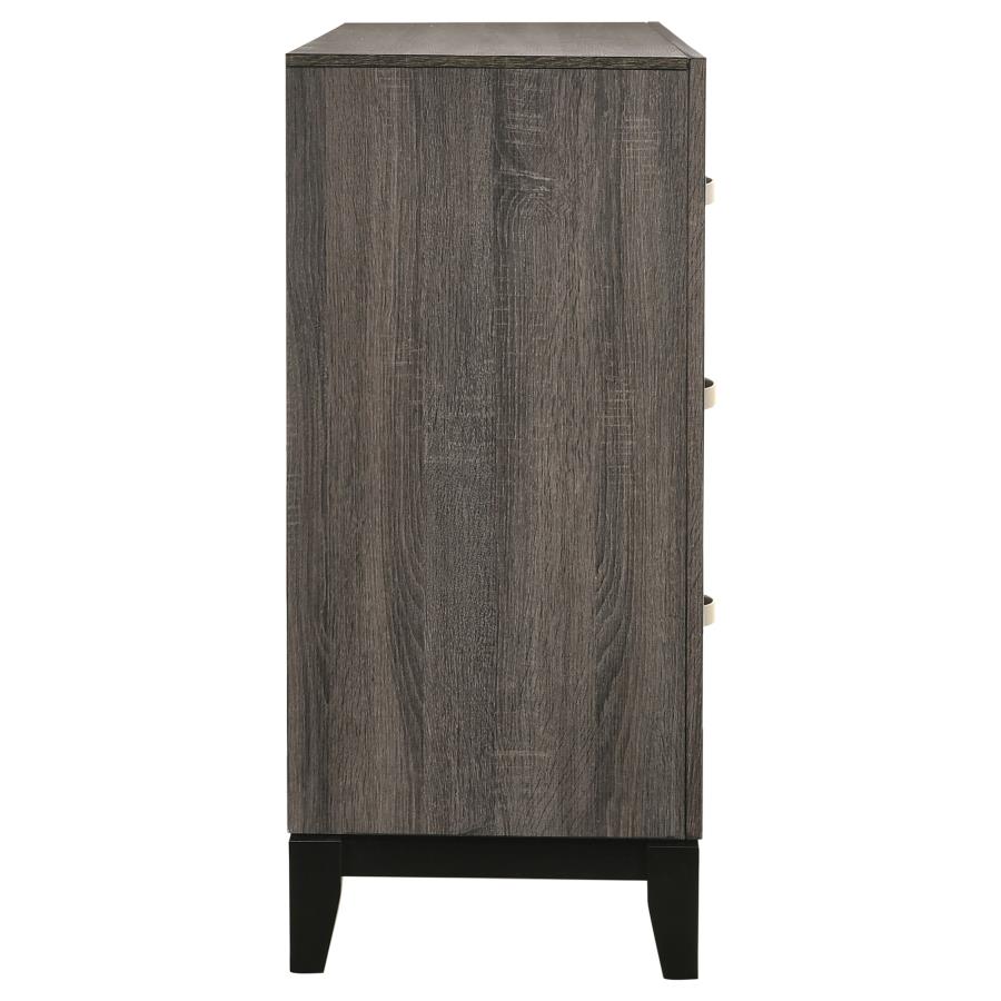Watson 6-drawer Dresser Grey Oak-zoom-9