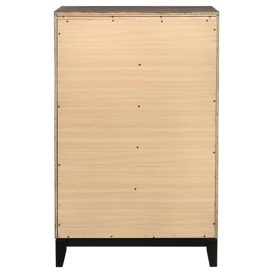 Watson 5-drawer Bedroom Chest Grey Oak-zoom-7